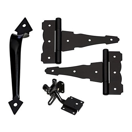 National Hardware BLK Decor Gate Kit N343-467